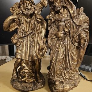 Kirklands Bronze Holiday Figurines